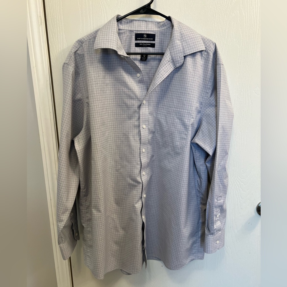 Hart Schaffner Marx long sleeve plaid shirt. Great condition.
